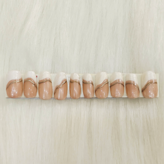 French Waves Nail art